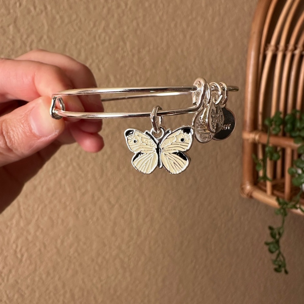 Alex and ani butterfly bracelet